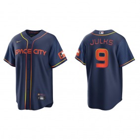 Men's Corey Julks Houston Astros Navy City Connect Replica Jersey