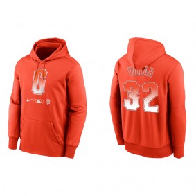 Men's David Villar San Francisco Giants Orange City Connect Therma Hoodie