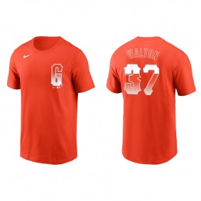 Men's San Francisco Giants Donovan Walton Orange City Connect T-Shirt