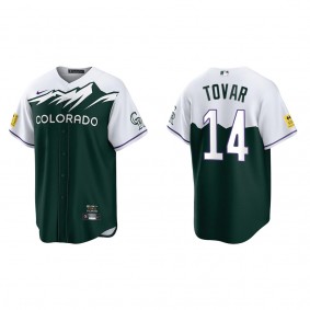 Men's Ezequiel Tovar Colorado Rockies Green City Connect Replica Jersey