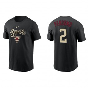 Men's Geraldo Perdomo Arizona Diamondbacks Black City Connect Graphic T-Shirt