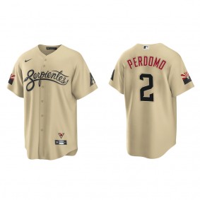 Men's Geraldo Perdomo Arizona Diamondbacks Gold City Connect Replica Jersey