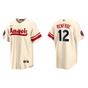 Men's Los Angeles Angels Hunter Renfroe Cream City Connect Replica Jersey