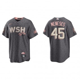 Men's Joey Meneses Washington Nationals Gray City Connect Replica Jersey