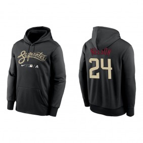 Men's Arizona Diamondbacks Kyle Nelson Black City Connect Therma Hoodie