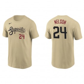 Men's Arizona Diamondbacks Kyle Nelson Gold City Connect T-Shirt