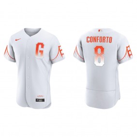 Men's Michael Conforto San Francisco Giants White City Connect Authentic Jersey