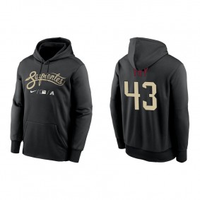 Men's Arizona Diamondbacks Paul Fry Black City Connect Therma Hoodie