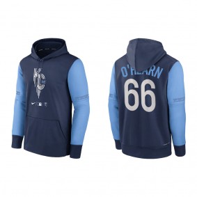 Men's Kansas City Royals Ryan O'Hearn Navy 2022 City Connect Pullover Hoodie