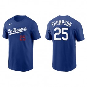 Men's Los Angeles Dodgers Trayce Thompson Royal City Connect T-Shirt