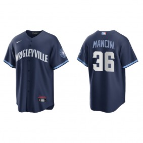 Men's Trey Mancini Chicago Cubs Navy City Connect Replica Jersey