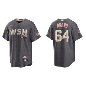 Men's Victor Arano Washington Nationals Gray City Connect Replica Jersey