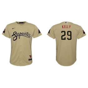 Youth Arizona Diamondbacks Merrill Kelly Gold City Connect Replica Jersey