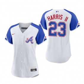 Michael Harris II Women's Atlanta Braves White 2023 City Connect Replica Jersey