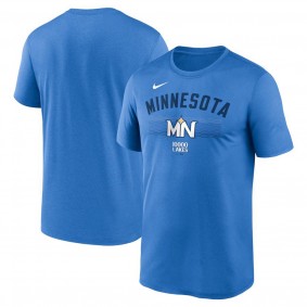 Men's Minnesota Twins Blue 2024 City Connect Legend Performance T-Shirt