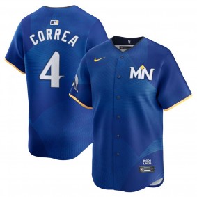 Men's Minnesota Twins Carlos Correa Royal 2024 City Connect Limited Jersey