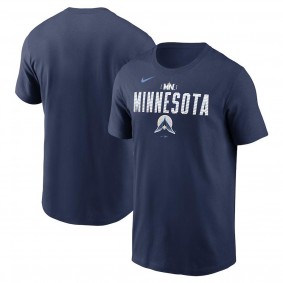 Men's Minnesota Twins Navy 2024 City Connect Graphic T-Shirt