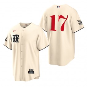 Nathan Eovaldi Texas Rangers Cream 2023 City Connect Replica Jersey