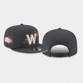 Washington Nationals 2022 City Connect New Era Graphite 9FIFTY Snapback Adjustable Men's Hat