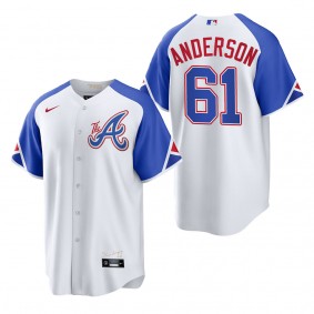 Nick Anderson Atlanta Braves White 2023 City Connect Replica Jersey