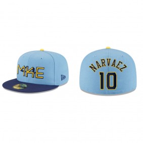 Omar Narvaez Brewers City Connect 59FIFTY Fitted Hat