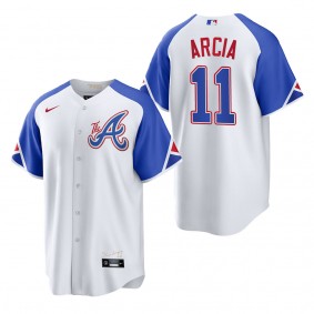 Orlando Arcia Atlanta Braves White 2023 City Connect Replica Jersey