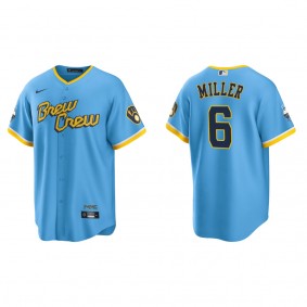 Owen Miller Milwaukee Brewers Nike Powder Blue City Connect Replica Jersey