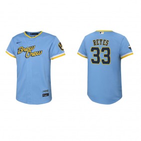 Pablo Reyes Youth Brewers City Connect Replica Jersey