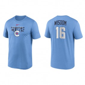 Patrick Wisdom Chicago Cubs 2022 City Connect Legend T-Shirt Blue