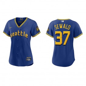 Paul Sewald Women's Seattle Mariners Royal 2023 City Connect Replica Jersey