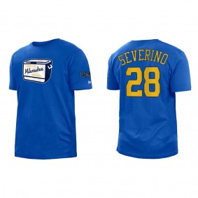 Pedro Severino Brewers Royal City Connect T-Shirt