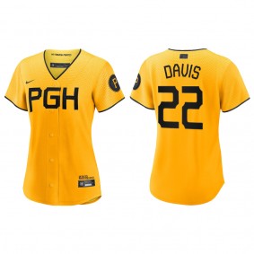 Women's Pittsburgh Pirates Henry Davis Gold City Connect Replica Jersey