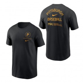 Men's Pittsburgh Pirates Black 2023 City Connect Double T-Shirt