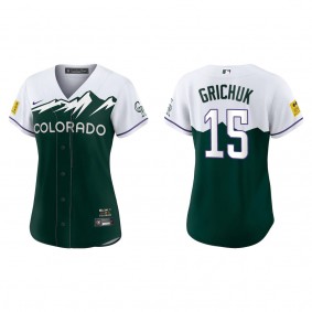 Randal Grichuk Women's Colorado Rockies Green 2022 City Connect Replica Jersey