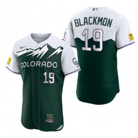 Colorado Rockies Charlie Blackmon Green 2022 City Connect Authentic Player Jersery