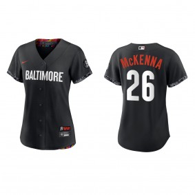 Ryan McKenna Women's Baltimore Orioles Black 2023 City Connect Replica Jersey