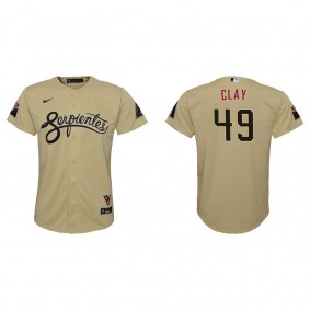 Sam Clay Youth Arizona Diamondbacks Nike Gold City Connect Replica Jersey