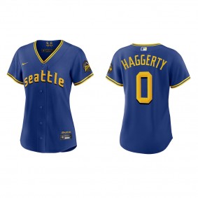 Sam Haggerty Women's Seattle Mariners Royal 2023 City Connect Replica Jersey