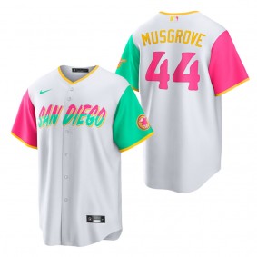 San Diego Padres Joe Musgrove White 2022 City Connect Replica Jersey