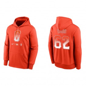 Men's San Francisco Giants Logan Webb Orange City Connect Therma Hoodie