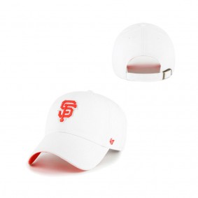 San Francisco Giants White Area Code City Connect Clean Up Adjustable Hat