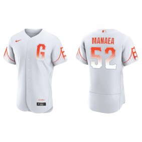 Sean Manaea Men's Giants Nike White City Connect Authentic Jersey