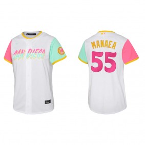 Sean Manaea Youth San Diego Padres White 2022 City Connect Replica Jersey