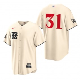 Spencer Howard Texas Rangers Cream 2023 City Connect Replica Jersey