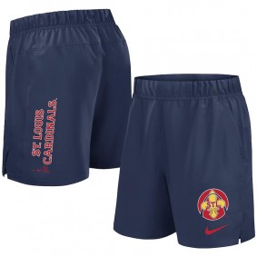 Men's St. Louis Cardinals Navy 2024 City Connect Woven Victory Performance Shorts