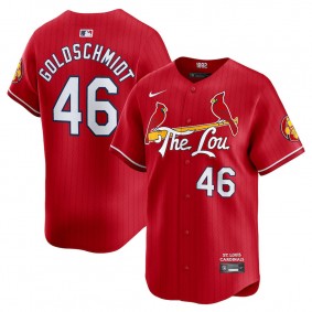 Men's St. Louis Cardinals Paul Goldschmidt Red 2024 City Connect Limited Player Jersey