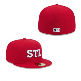 Men's St. Louis Cardinals Red 2024 City Connect 59FIFTY Fitted Hat