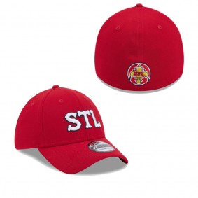 Men's St. Louis Cardinals Red 2024 City Connect 39THIRTY Flex Hat