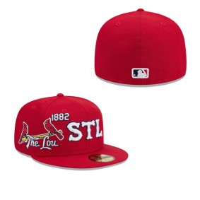 Men's St. Louis Cardinals Red 2024 City Connect Icon 59FIFTY Fitted Hat