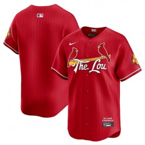 Men's St. Louis Cardinals Red 2024 City Connect Limited Jersey